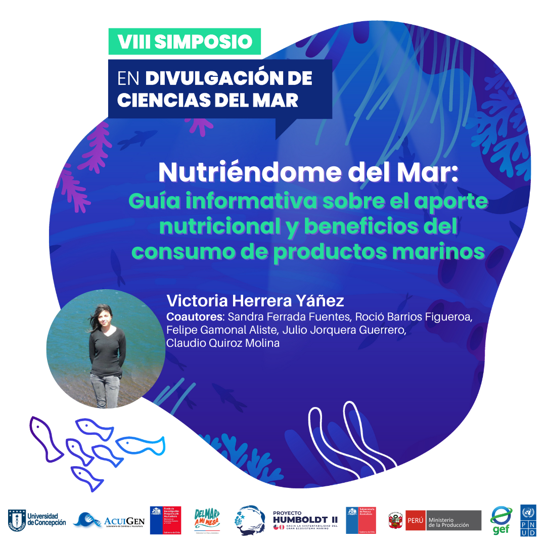 Durante el Congreso de Ciencias del Mar se lanzará guía con información nutricional de alimentos marinos